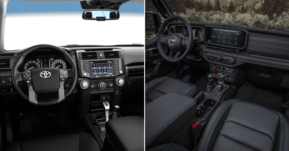 Toyota 4Runner TRD vs Jeep Wrangler Interior