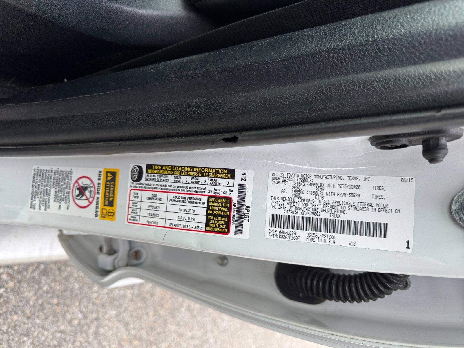 2015 Toyota Tundra Platinum 5.7L V8