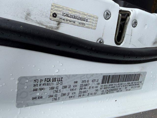 2016 Jeep Compass High Altitude Edition