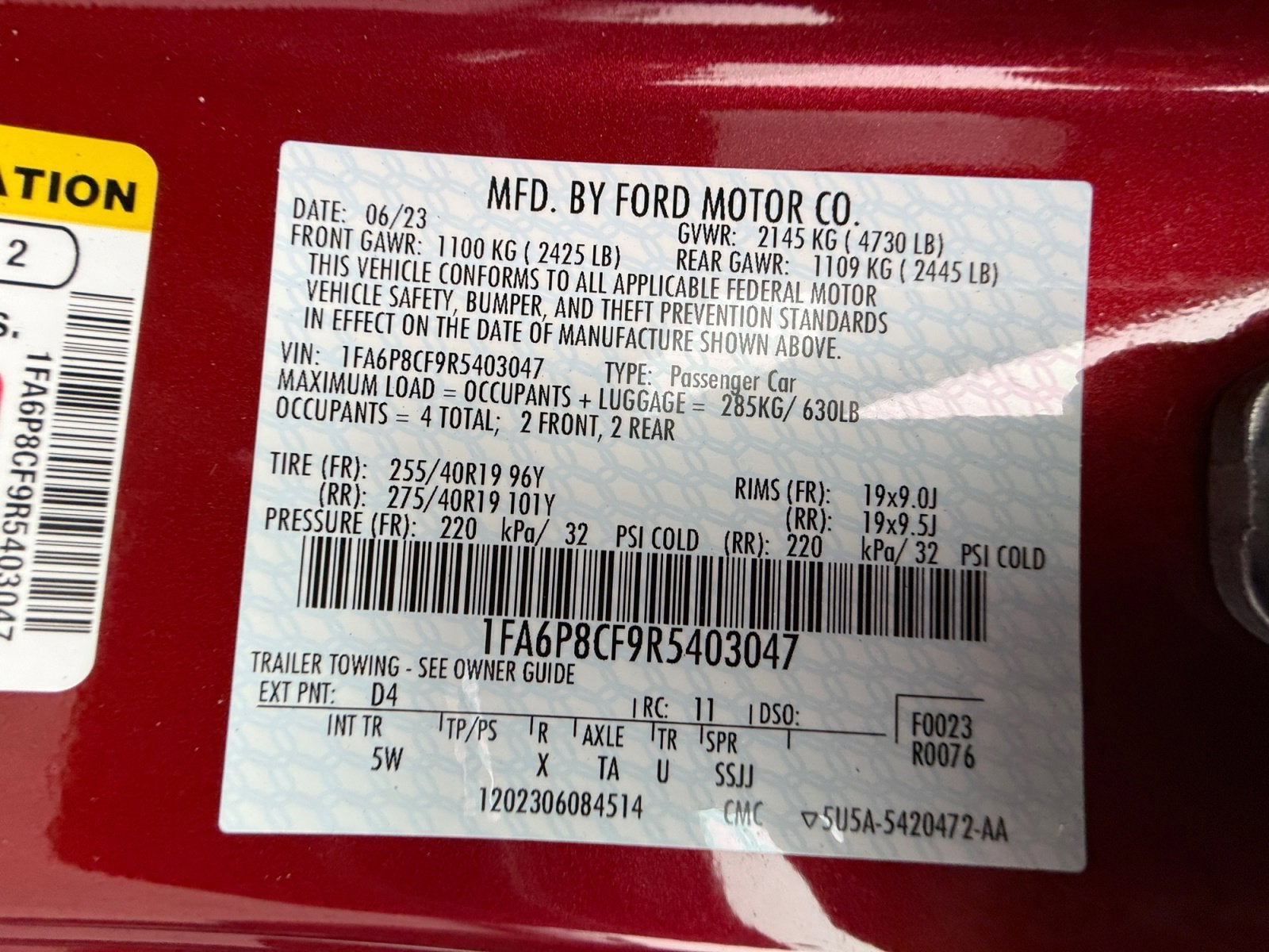 2024 Ford Mustang GT Premium