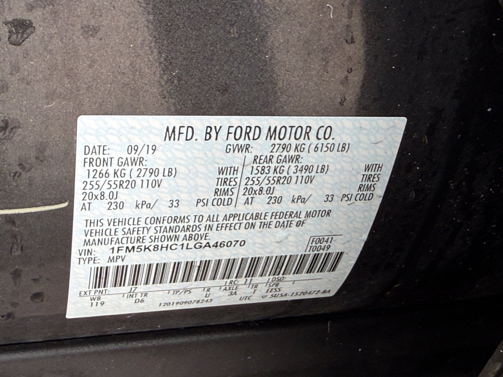 2020 Ford Explorer Platinum