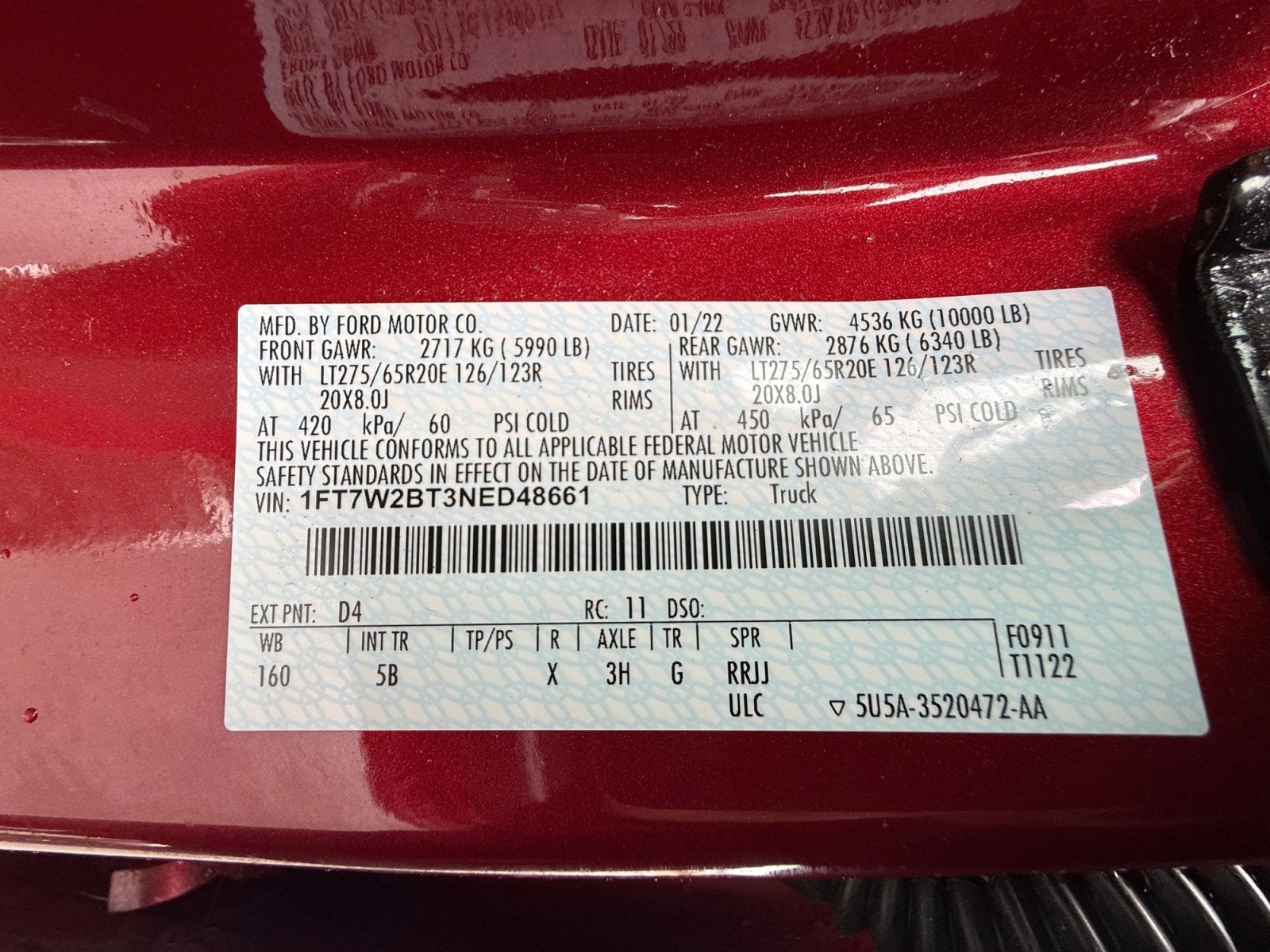 2022 Ford Super Duty F-250 SRW LARIAT