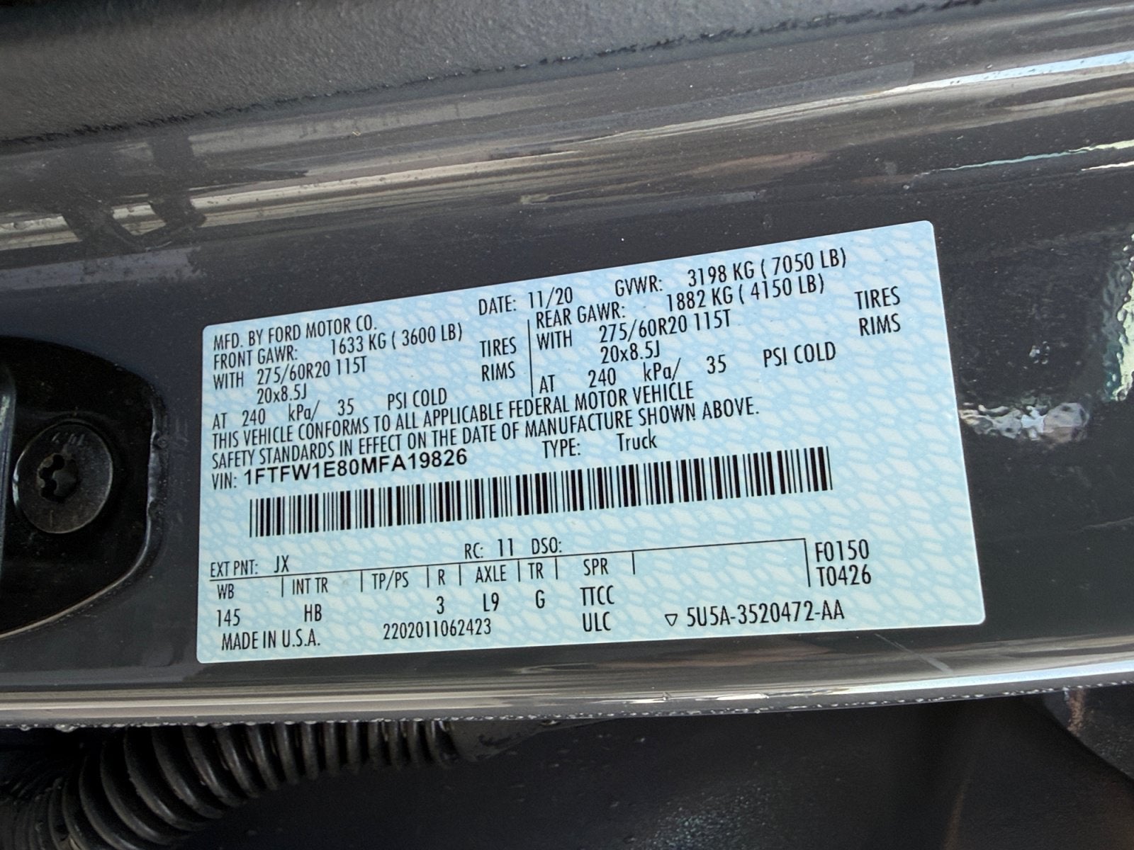 2021 Ford F-150 LARIAT