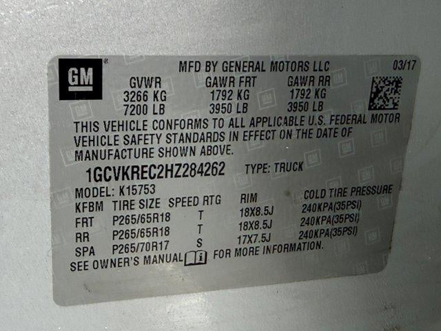 2017 Chevrolet Silverado 1500 LT