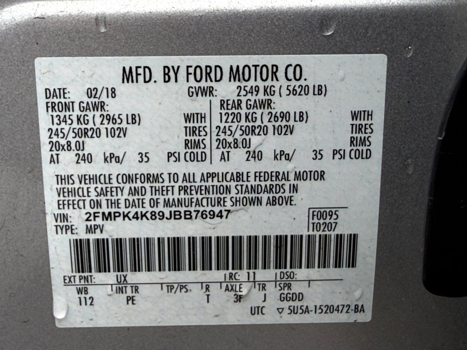 2018 Ford Edge Titanium