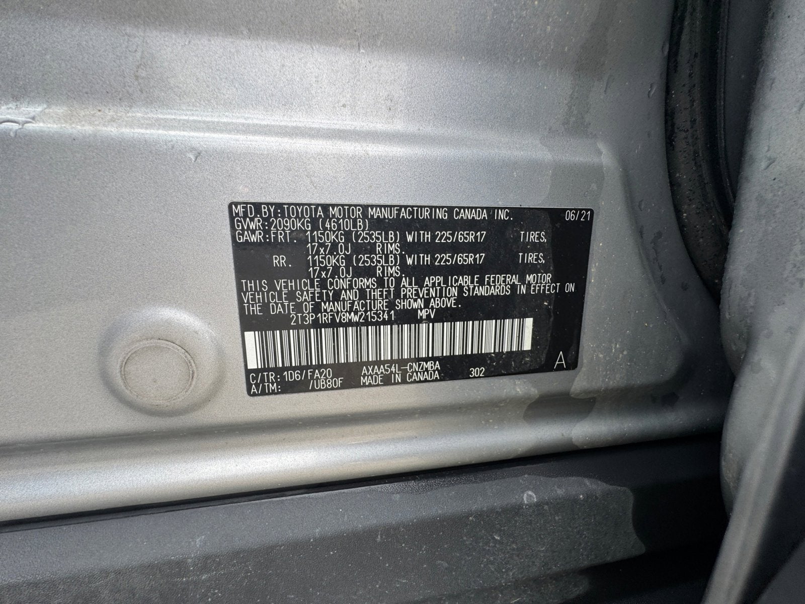 2021 Toyota RAV4 XLE