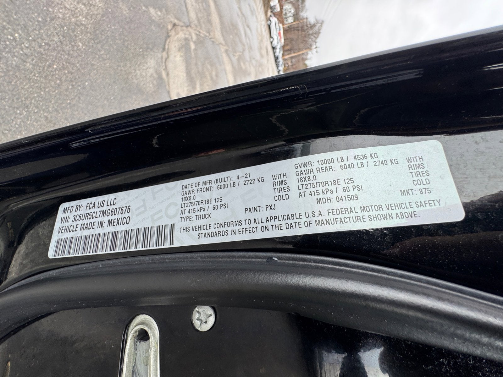 2021 RAM 2500 Tradesman