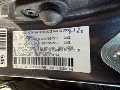 2021 Toyota Tacoma 4WD SR5