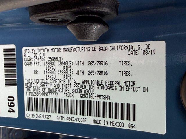 2019 Toyota Tacoma 4WD TRD Off Road