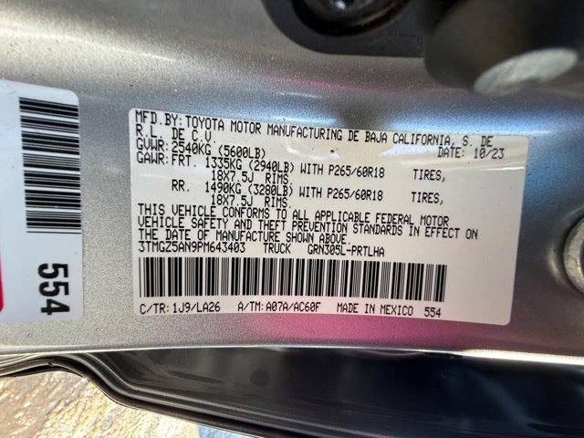 2023 Toyota Tacoma 4WD Limited