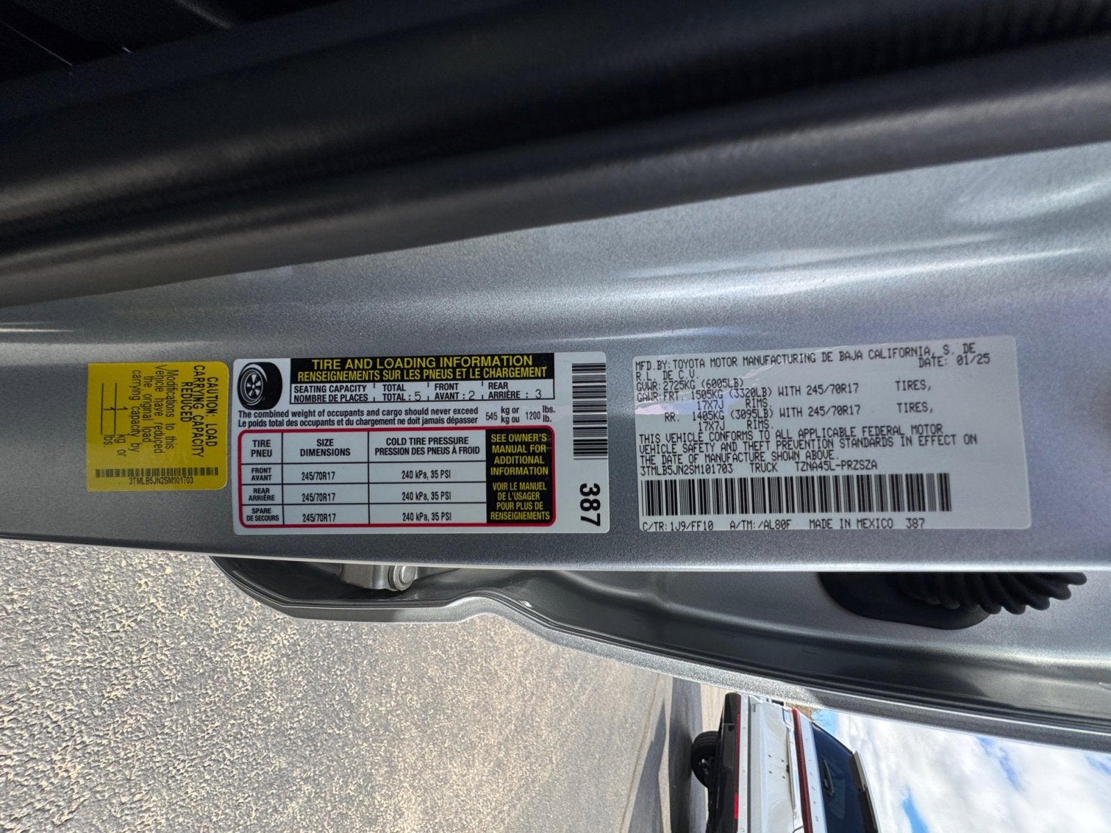 2025 Toyota Tacoma 4WD SR5