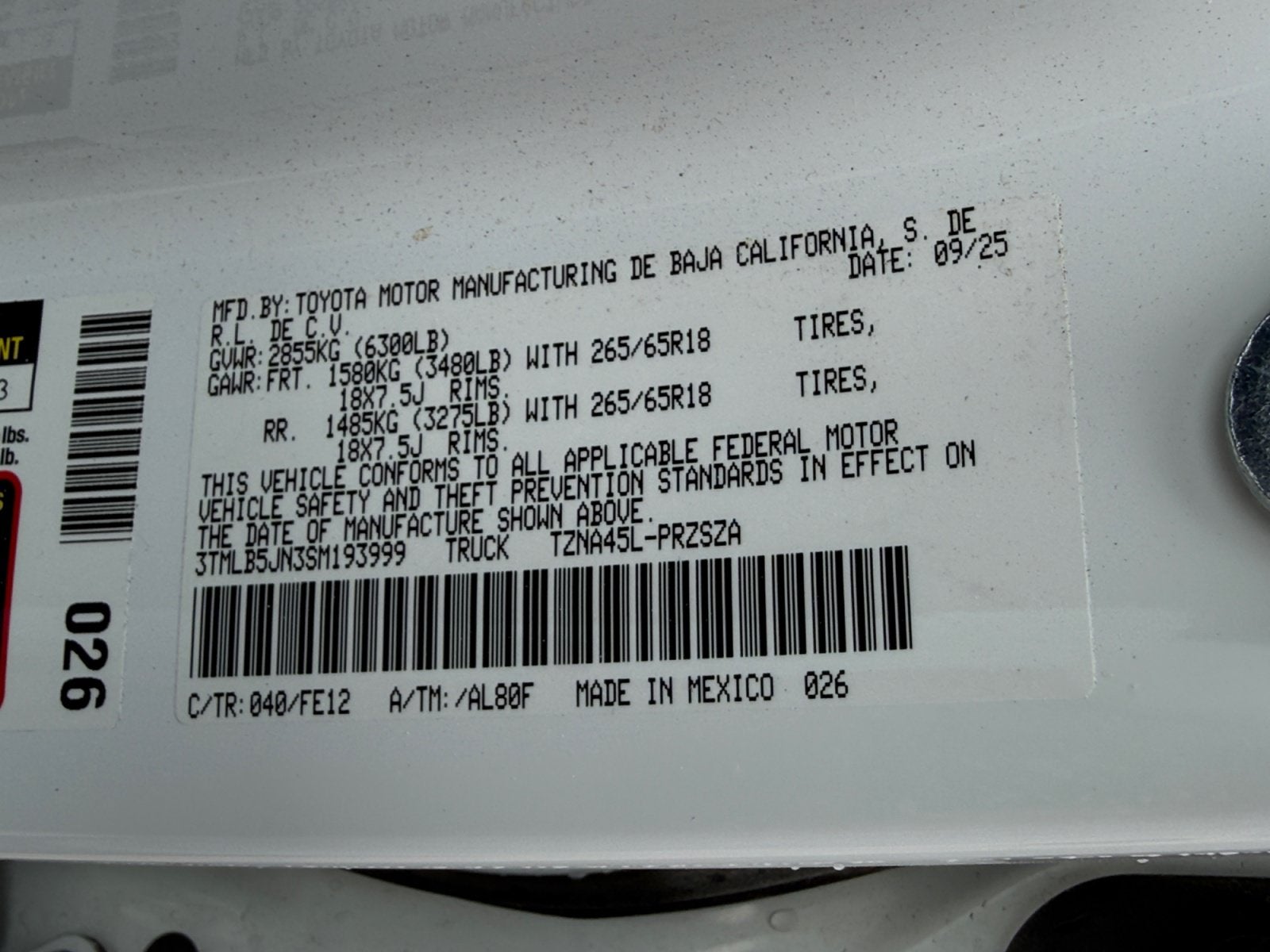 2025 Toyota Tacoma 4WD TRD Sport