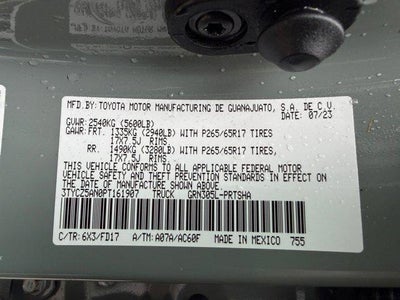 2023 Toyota Tacoma 4WD TRD Sport