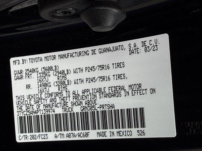 2023 Toyota Tacoma 4WD SR5