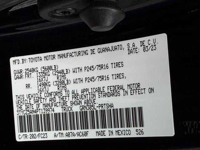 2023 Toyota Tacoma 4WD SR5