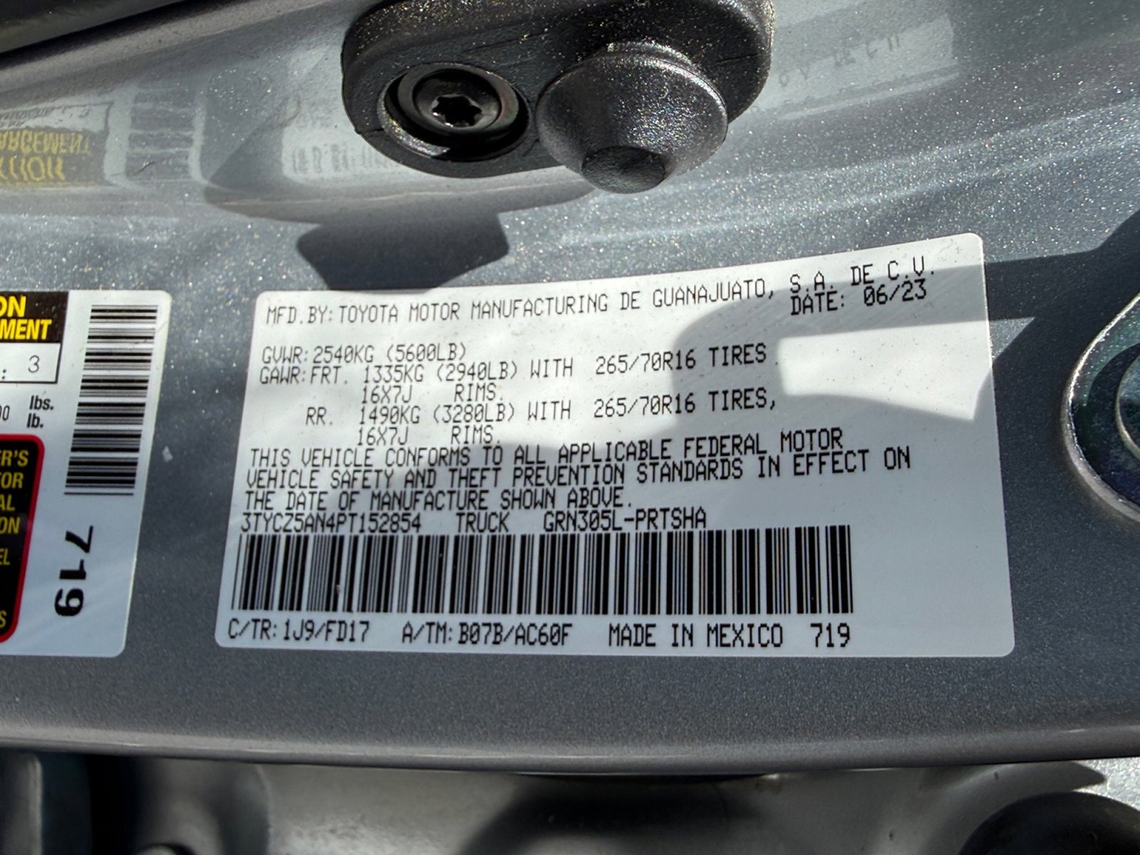 2023 Toyota Tacoma 4WD TRD Off Road