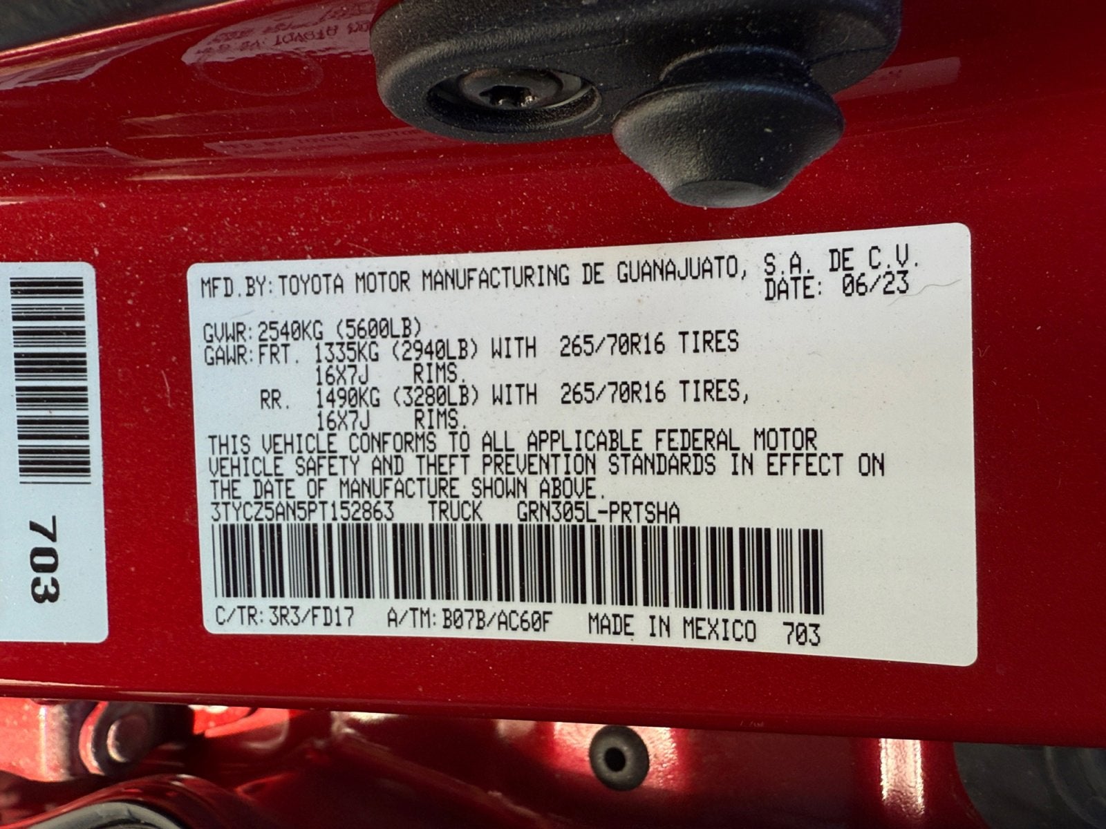 2023 Toyota Tacoma 4WD TRD Off Road