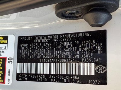 2024 Toyota Camry Hybrid LE