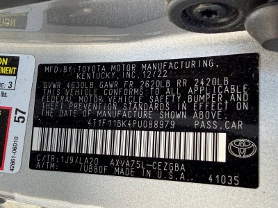 2023 Toyota Camry XLE