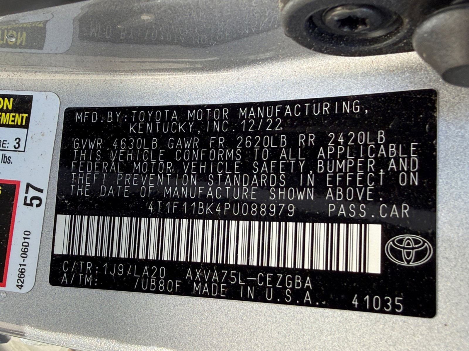 2023 Toyota Camry XLE