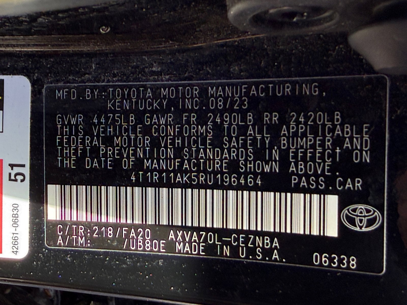 2024 Toyota Camry LE