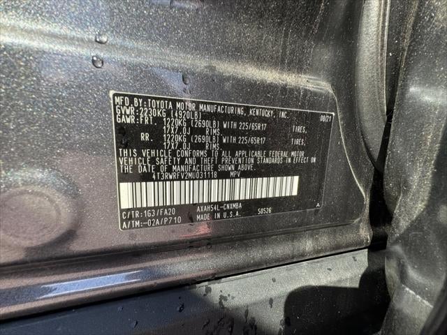 2021 Toyota RAV4 Hybrid XLE