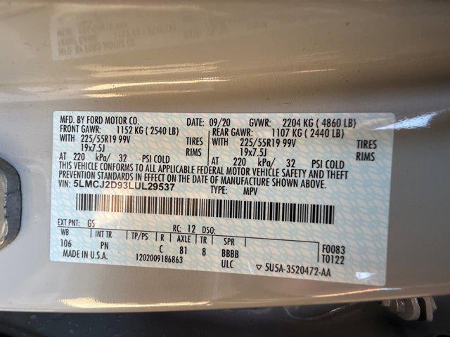 2020 Lincoln Corsair Reserve