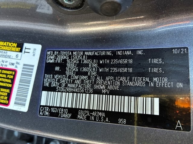 2022 Toyota Highlander XLE