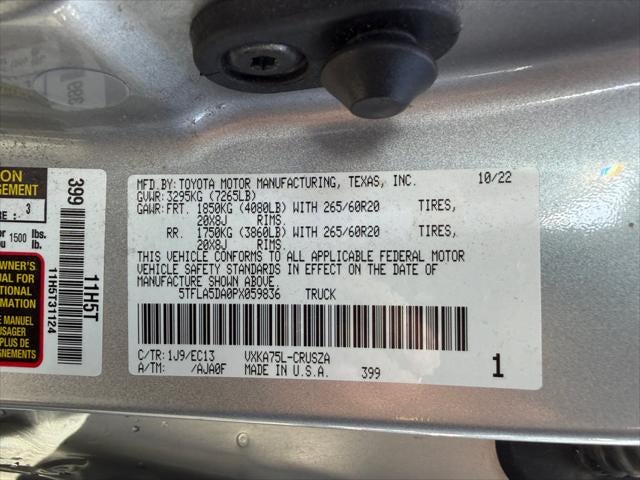 2023 Toyota Tundra 4WD Truck SR5