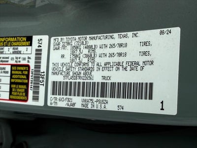 2024 Toyota Tundra 4WD Truck SR5