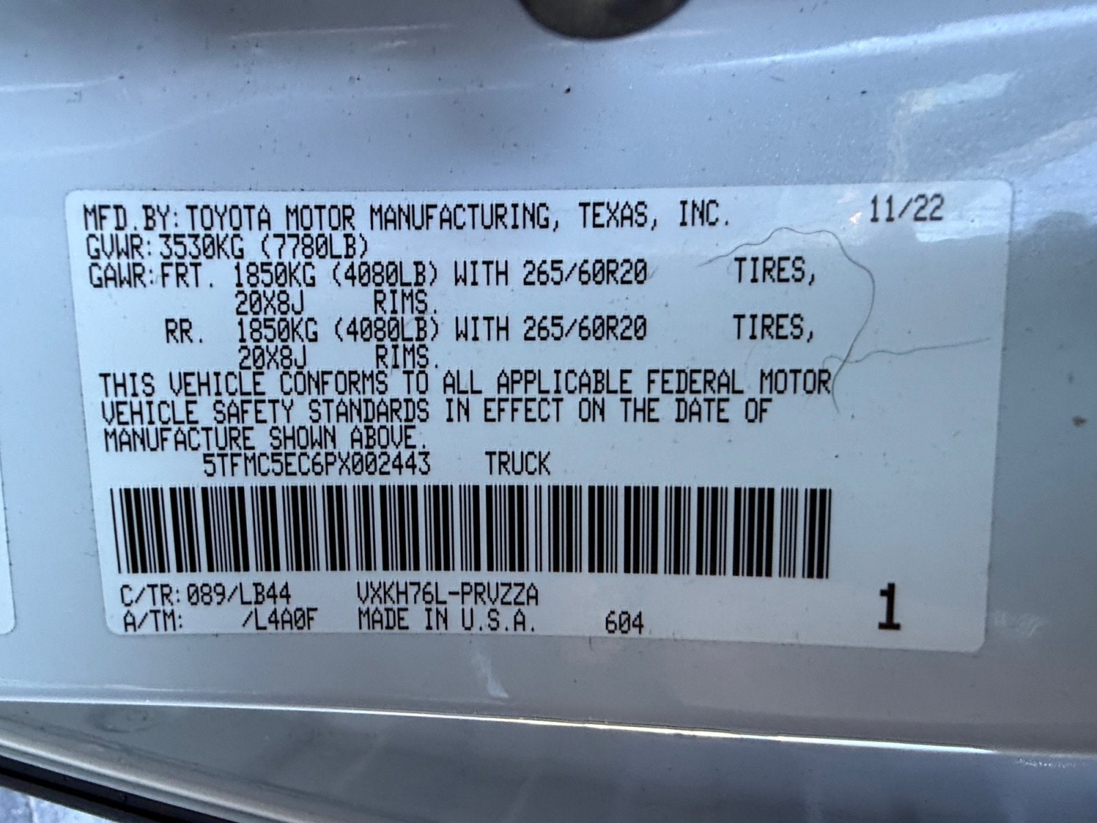 2023 Toyota Tundra 4WD Truck 1794 Edition Hybrid