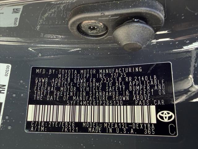 2026 Toyota Corolla XSE