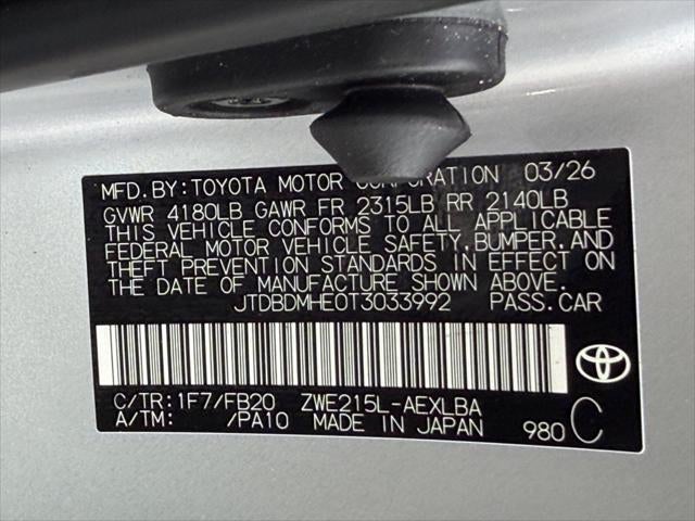 2026 Toyota Corolla Hybrid LE