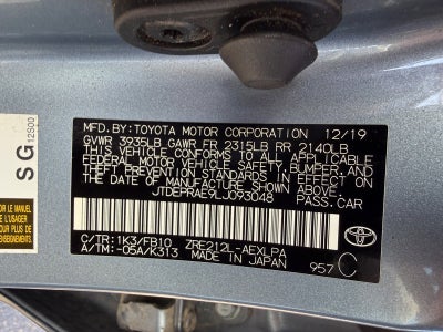 2020 Toyota Corolla LE