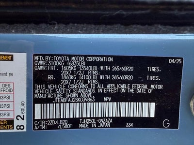 2025 Toyota Land Cruiser Base