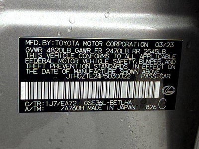 2023 Lexus IS IS 350 F SPORT