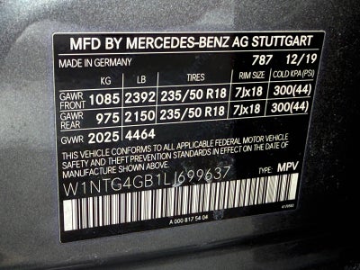 2020 Mercedes-Benz GLA GLA 250