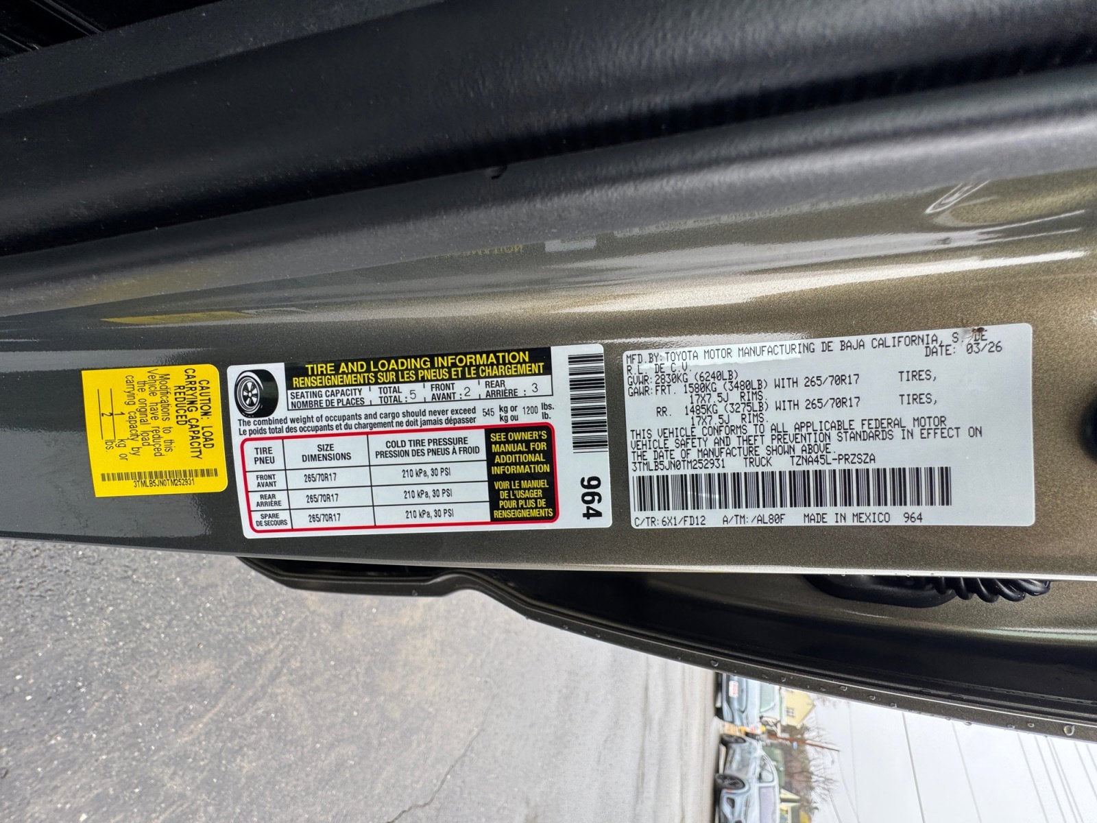 2026 Toyota Tacoma TRD Off-Road