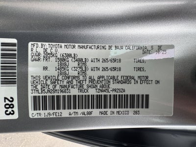 2025 Toyota Tacoma TRD Sport