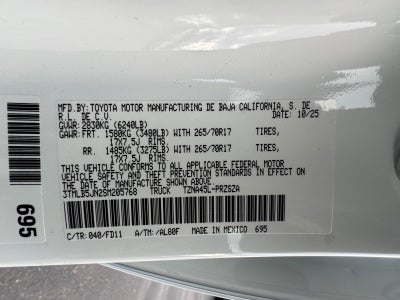 2025 Toyota Tacoma TRD Off-Road