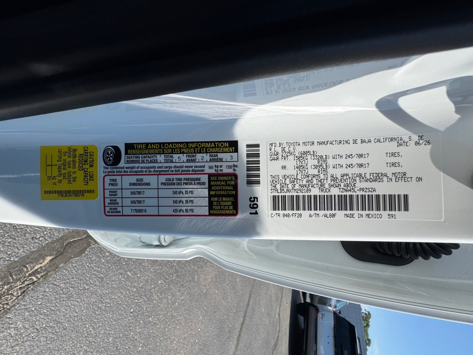 2026 Toyota Tacoma SR5