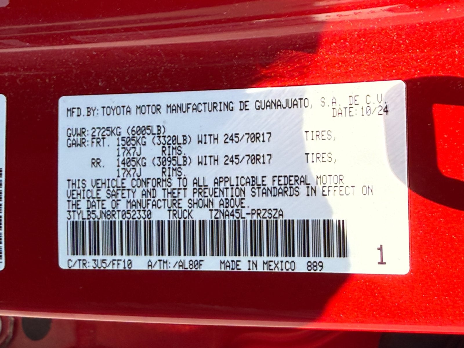 2024 Toyota Tacoma SR5