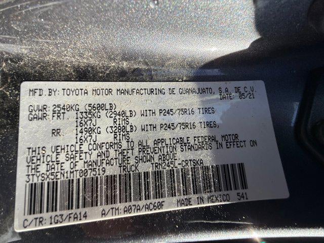 2021 Toyota TACOMA SR SR