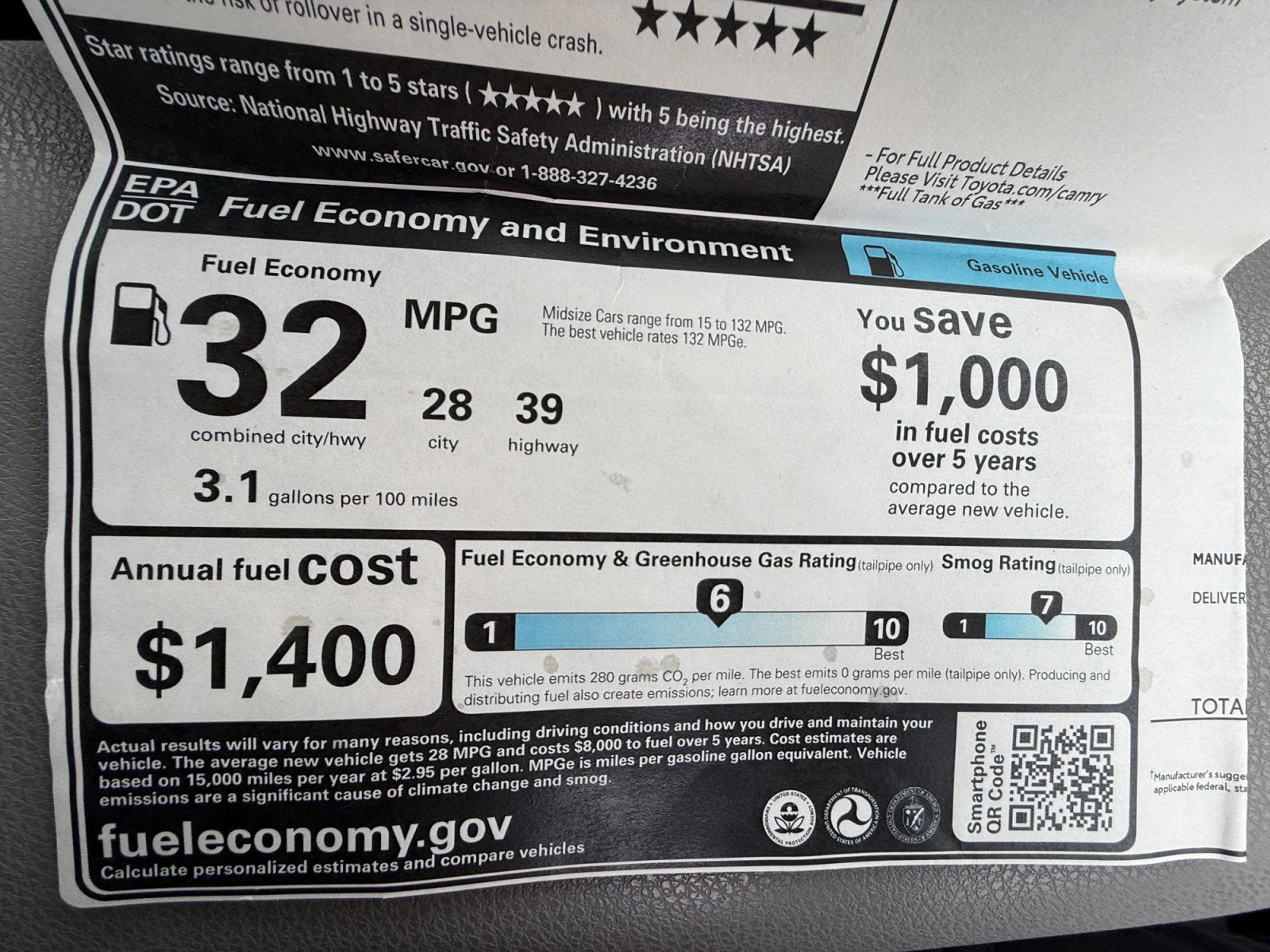 2023 Toyota CAMRY LE