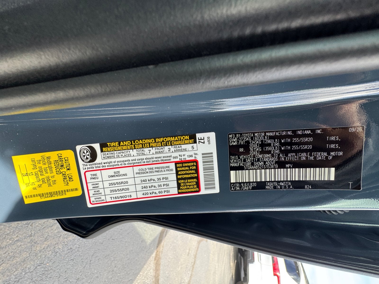 2026 Toyota Grand Highlander Platinum