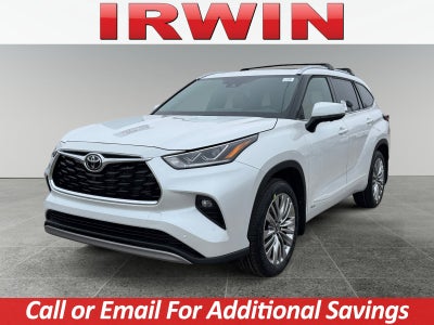 2026 Toyota Highlander Hybrid Hybrid Platinum