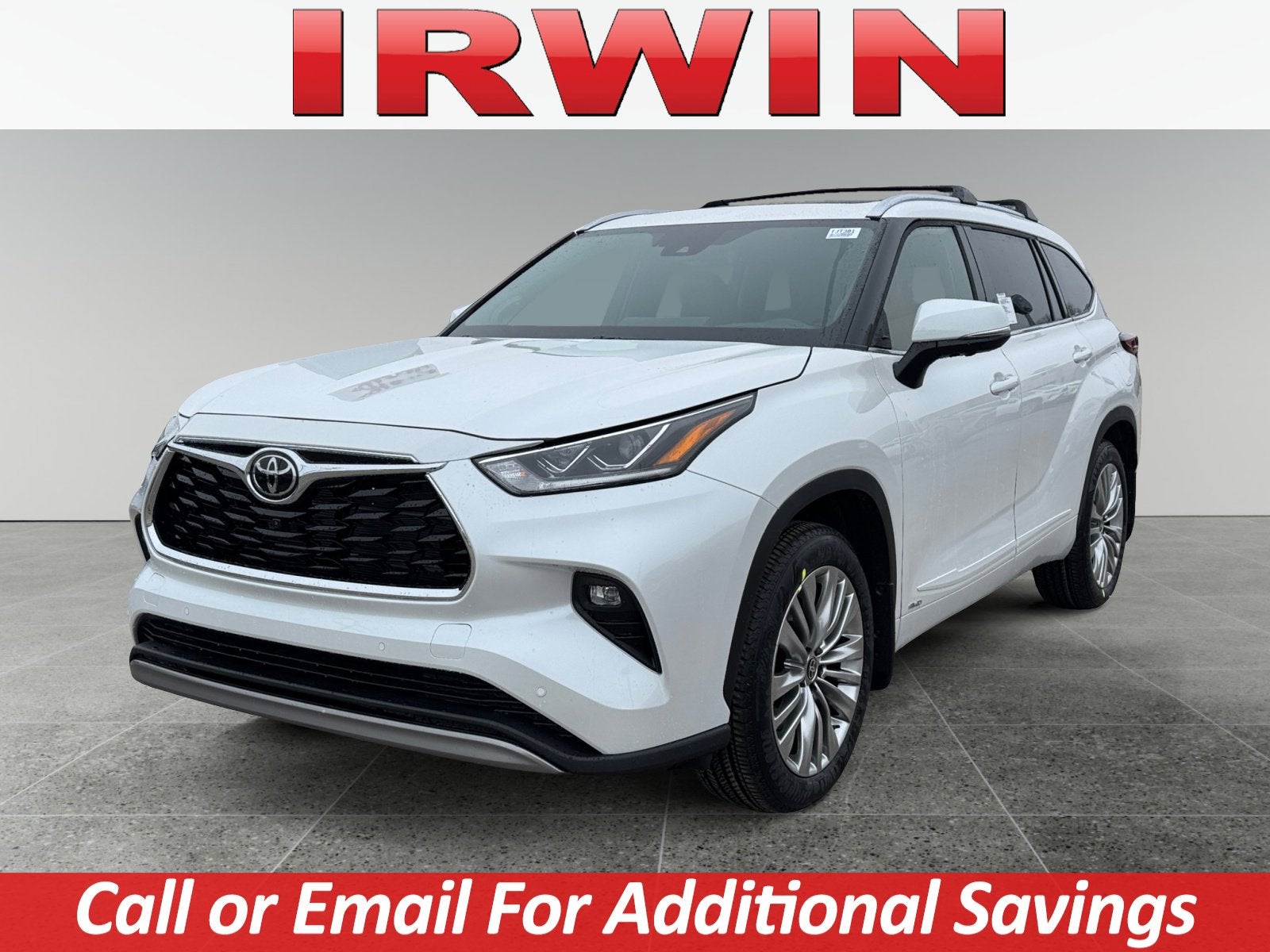 2026 Toyota Highlander Hybrid Hybrid Platinum