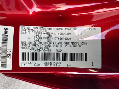 2026 Toyota Tundra SR5