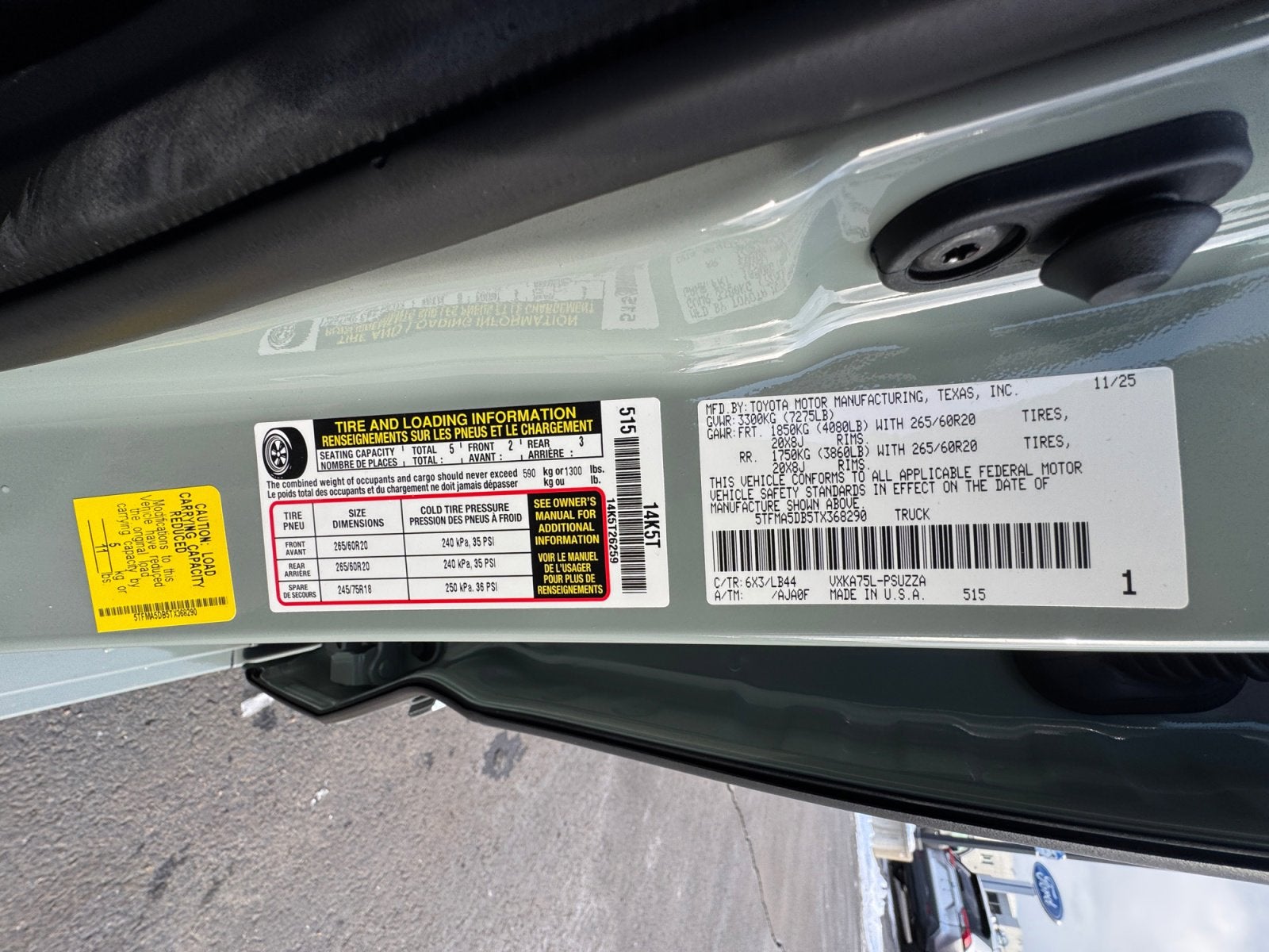 2026 Toyota Tundra 1794 Edition CrewMax 5.5' Bed