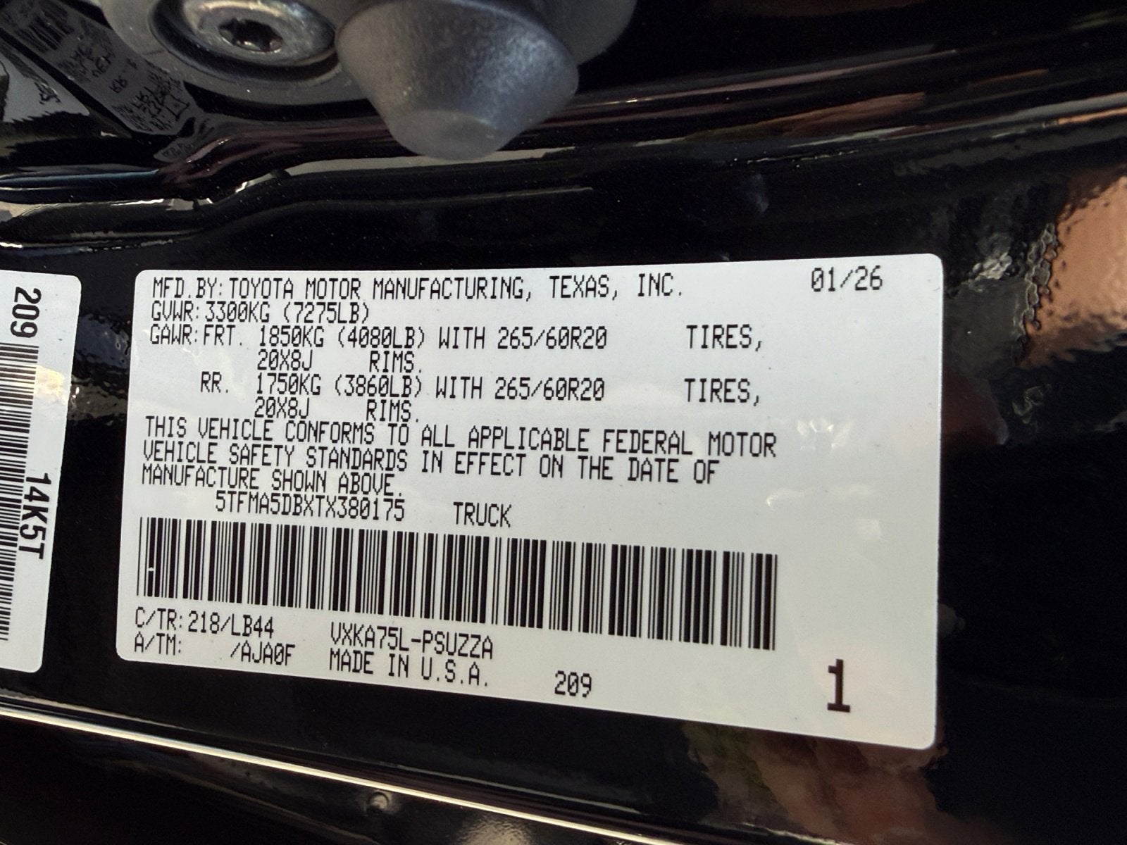 2026 Toyota Tundra 1794 Edition